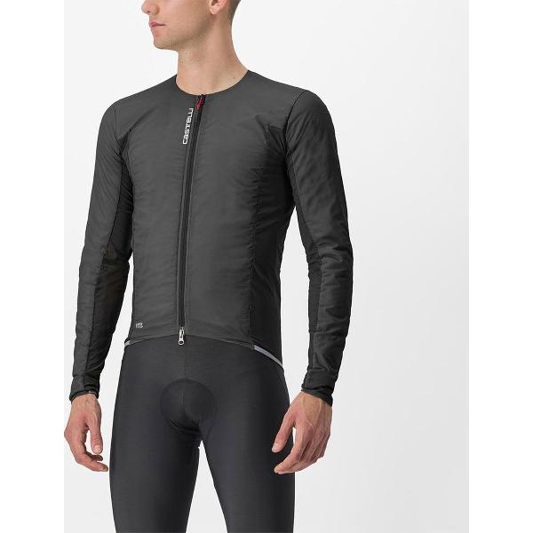 Castelli Fietsjack Heren Zwart - FLY JACK-SEY LIGHT BLACK - XL