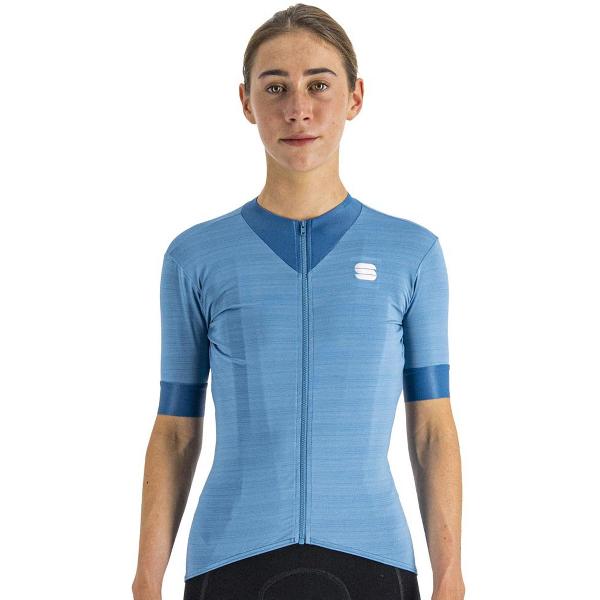 Sportful KELLY Fietsshirt Korte Mouwen Dames Berry Blue - Vrouwen - maat XS