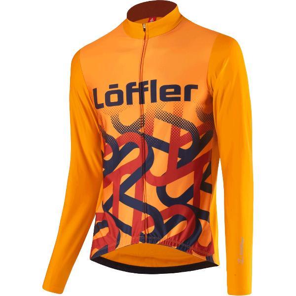 Loeffler wielrenshirt lange mouwen M Bike L/S Jersey Ambassador MID - Oranje