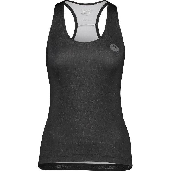 AGU Melange Singlet Essential Dames - Zwart - M