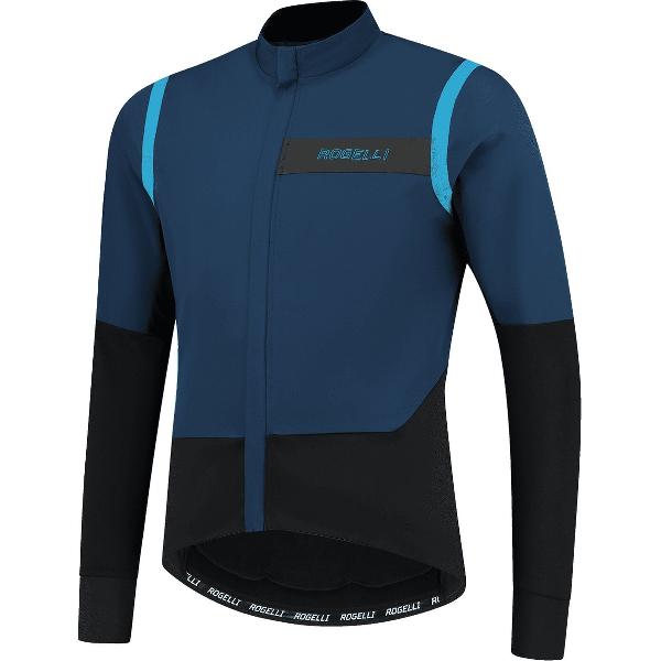 Rogelli Infinite Winterjack - Fietsjack Lightjack - Heren - Blauw/Zwart - Maat 2XL