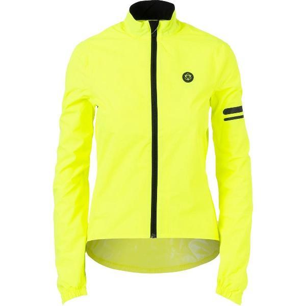 AGU Fiets Regenjack Essential Dames - Geel - S