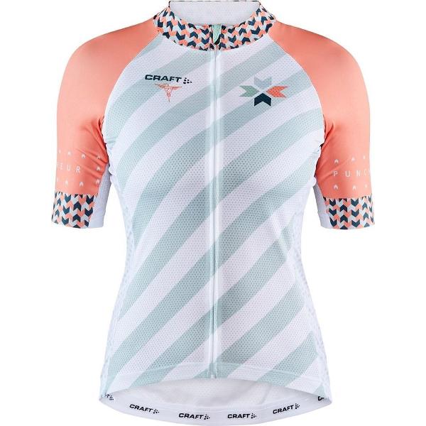 Craft Fietsshirt Korte mouwen Dames Zalmroze Grijs - SPECIALISTE SS JERSEY W STARLIGHT/LUMINESSE - S