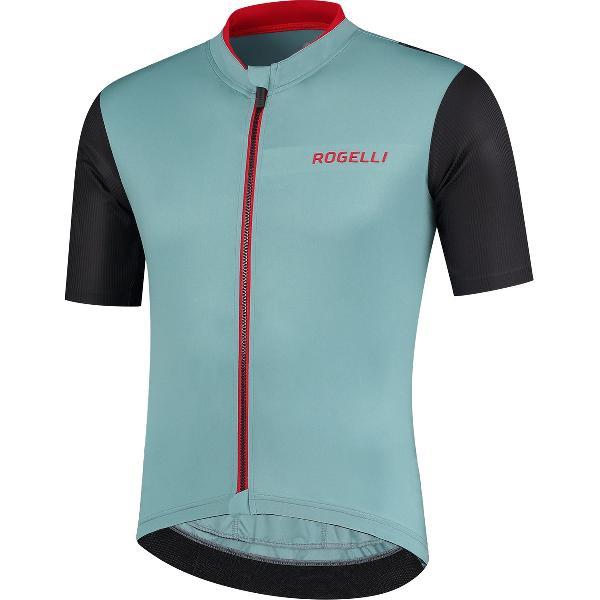 Rogelli Minimal - Fietsshirt Korte Mouwen - Heren - Maat M - Grijs, Zwart, Rood