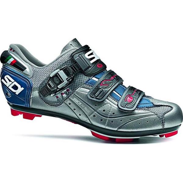 Sidi Scarpe Eagle 6 - Mountainbikeschoenen - SRS Carbon Zool - Steel Titanium Midnight Blauw - Maat 47