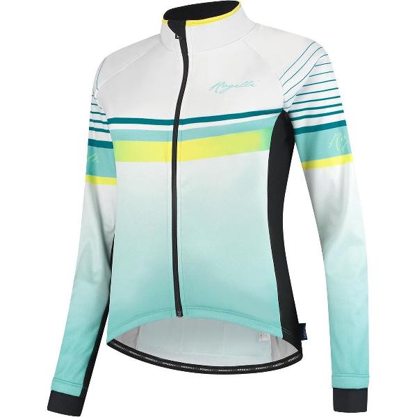 Rogelli Ds Winterjack Impress Turquoise/Geel 2XL