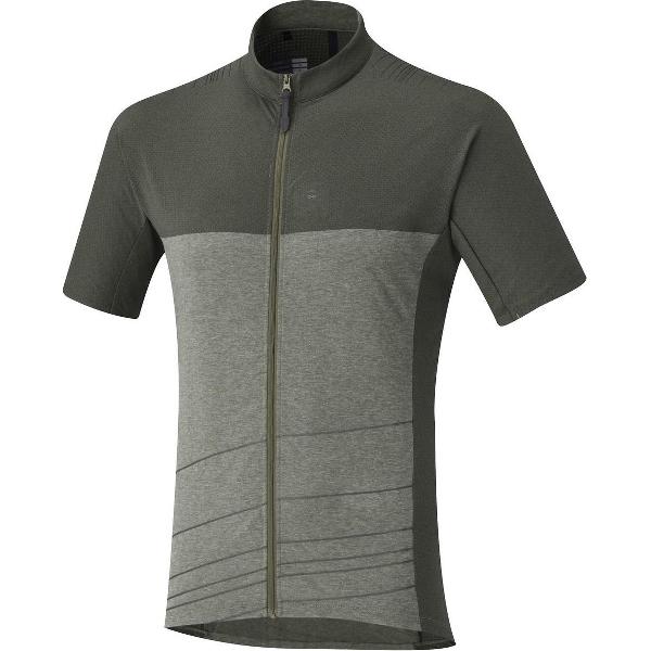 Shimano Trail Fietsshirt Met Korte Mouwen Olive