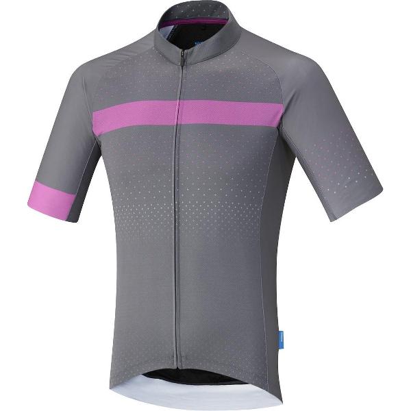 Shimano Breakaway Fietsshirt Met Korte Mouwen Grijs