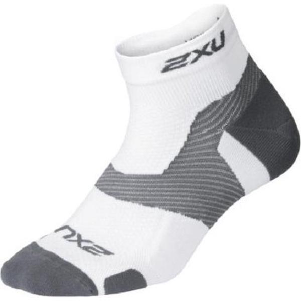 2xu Enkelsokken Vectr Lightcushion Nylon Wit Maat 46,5/48,5