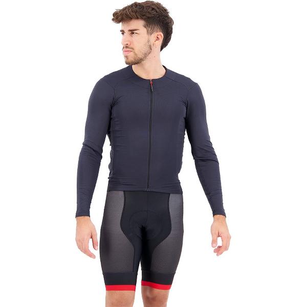 Castelli Fly Jersey Met Lange Mouwen Grijs M Man