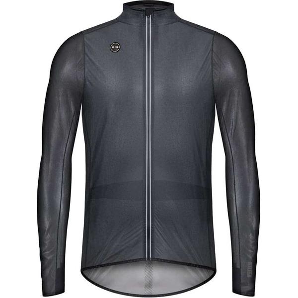 Gobik Unisex Lightweight Rain Jacket Pluvia True Black S