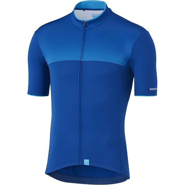 Shimano Escape Jersey Korte Mouwen Heren, navy/blue Maat S