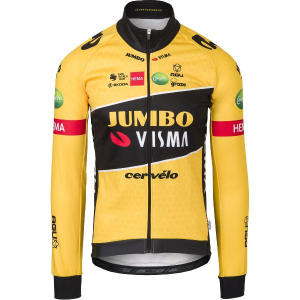 AGU Winter Thermo Fietsjack Team Jumbo-Visma - Geel - M