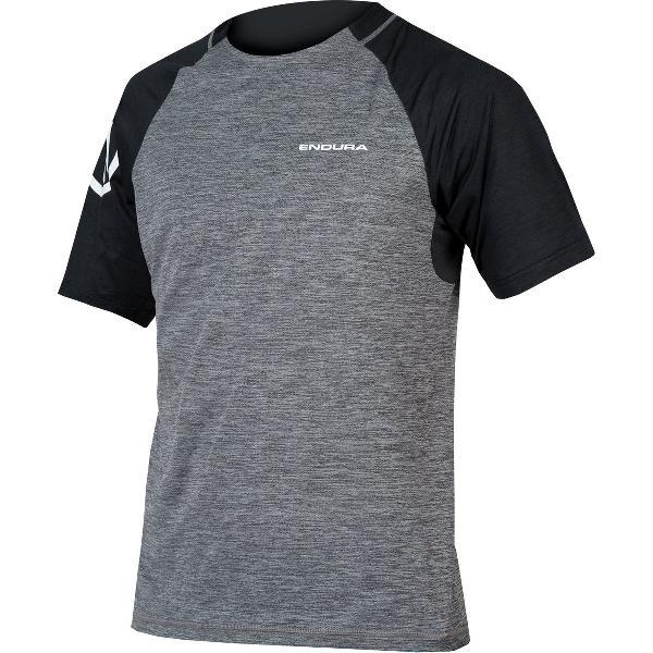 Endura Singletrack T-shirt Met Korte Mouwen Grijs M Man