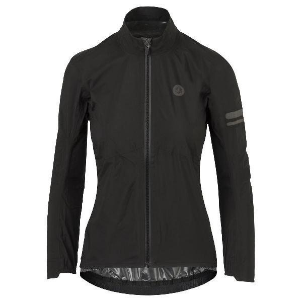 AGU Prime Fiets Regenjack Essential Dames - Zwart - XS