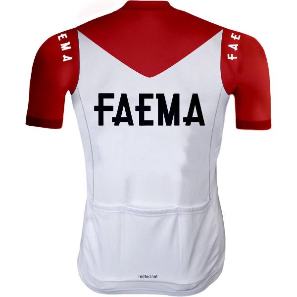 Retro Wielertenue Faema - REDTED - 3XL