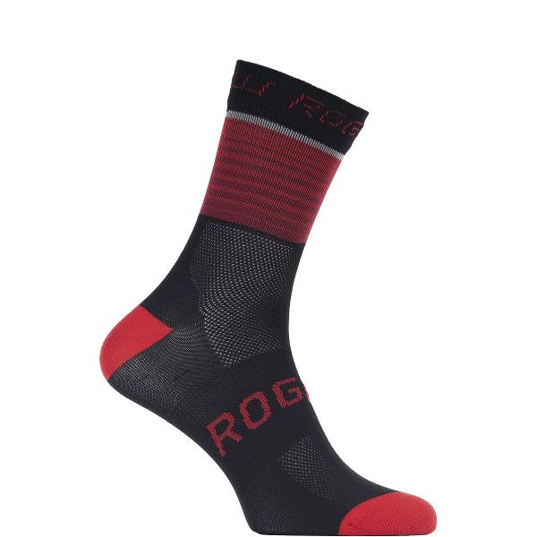 Rogelli Hero Fietssokken - Heren - Zwart, Rood - Maat 36/39