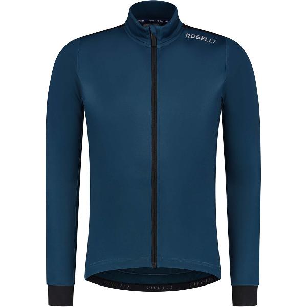 Rogelli Core Fietsshirt - Lange Mouwen - Heren - Donkerblauw - Maat L