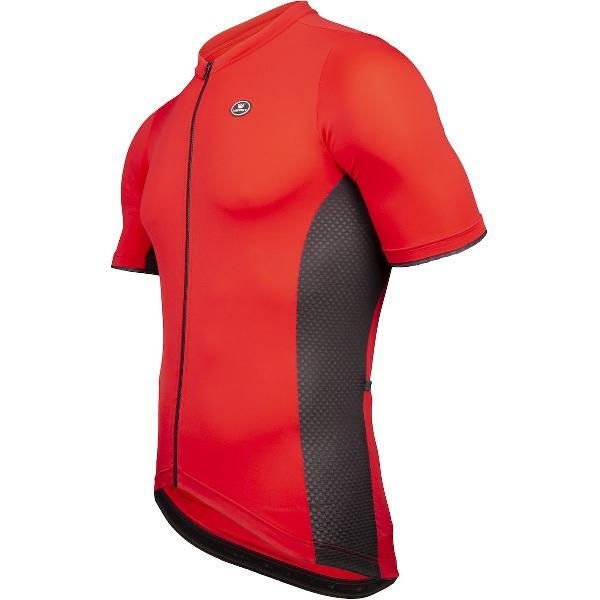 Vermarc Solid Shirt Korte Mouwen PRR Black/ Red