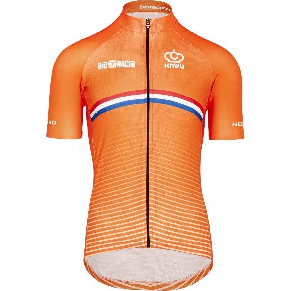 Bioracer - Official Team Nederland (2022) - Fietsshirt voor Unisex - Oranje XXL