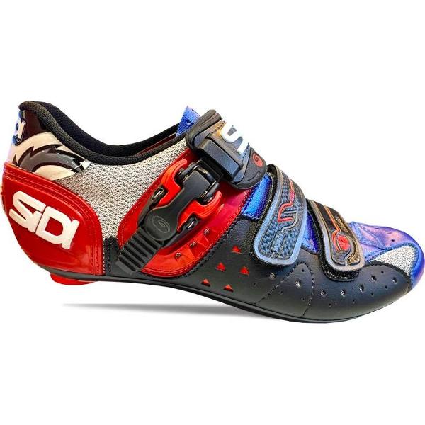 Sidi Scarpe Genius 5 - Racefietsschoenen - Steel Zwart Blauw - Maat 40