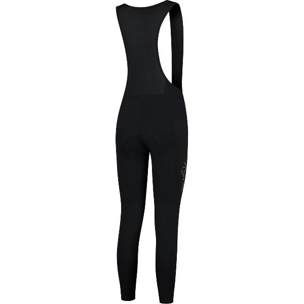 Rogelli Essential Bibtight - Lange Fietsbroek Dames - Zwart - Maat XS