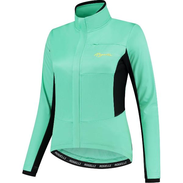 Rogelli Barrier Winterjack - Dames - Fietsjack - Mint Groen - Maat L