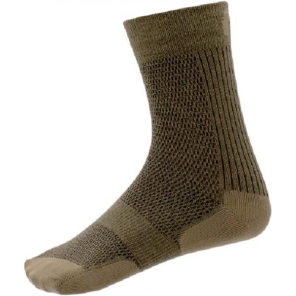 Megmeister Ultralight Merino Socks Long Olive - Fietssokken lang Olijfgroen Unisex-S