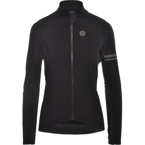 AGU Woven Fietsshirt Lange Mouwen Premium Dames - Zwart - S