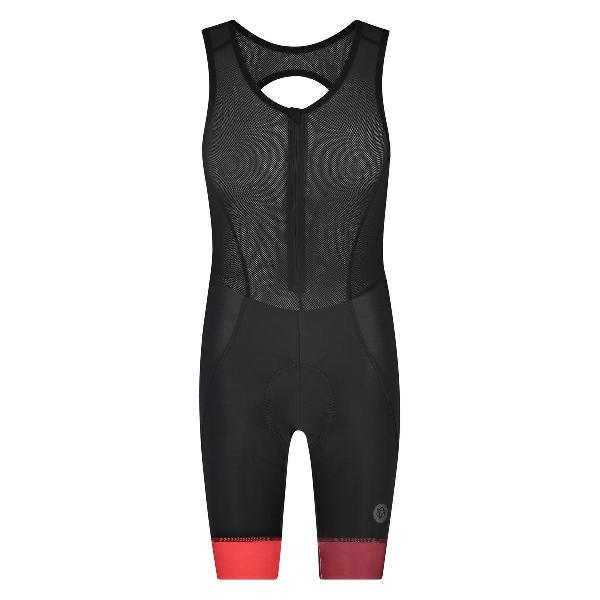 AGU Prime Bibshort Essential Dames Fietsbroek - Maat XS - Rood