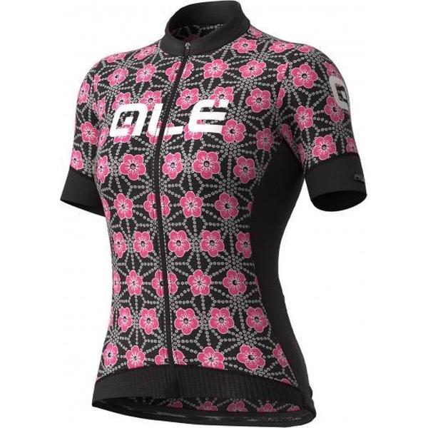 Ale Dames Fietsshirt Korte Mouwen PRS Garda - Roos - S - Valt klein