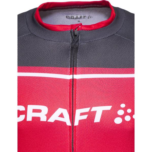 Craft Classic Logo fietsshirt heren wit Maat XL