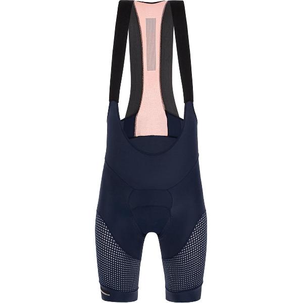 Santini Fietsbroek kort met bretels - koersbroek Blauw Heren - Tono Freccia Bib-Shorts Nat Seat Pad Nautica Blue - XL