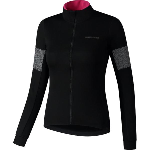 SHIMANO KAEDE ISOLEREND WINDSHIRT Fietsshirt lange mouwen dames zwart-XL