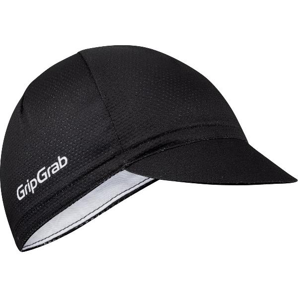 GripGrab - Lightweight Zomer Fietspet Mesh Cycling Cap Retro Fietsmuts - Zwart - Unisex - Maat M/L