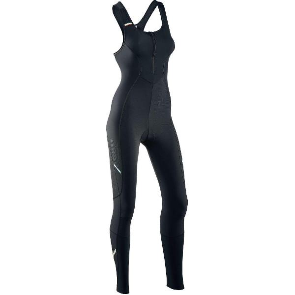 Northwave Swift Fietsbroek lang met bretels en zeem - Dames - Zwart Maat XL