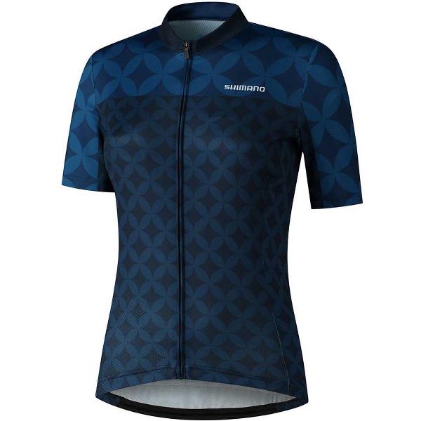 Shimano Mizuki jersey dames fietsshirt blauw