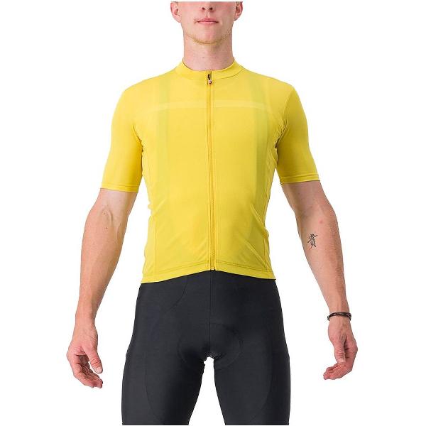 Castelli Classifica Jersey Met Korte Mouwen Geel L Man