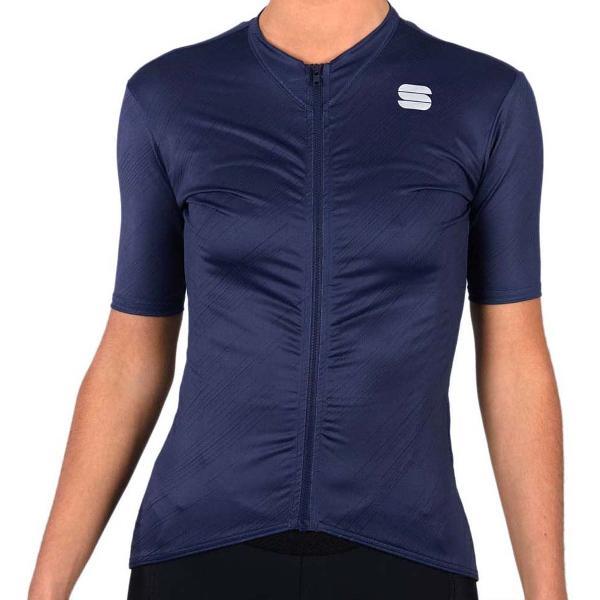 Sportful Flare Korte Mouw Wielertrui Blauw XS Vrouw