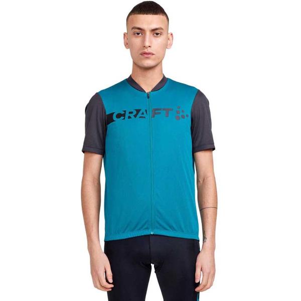 Craft Core Endur Logo Jersey fietsshirt korte mouwen blauw heren