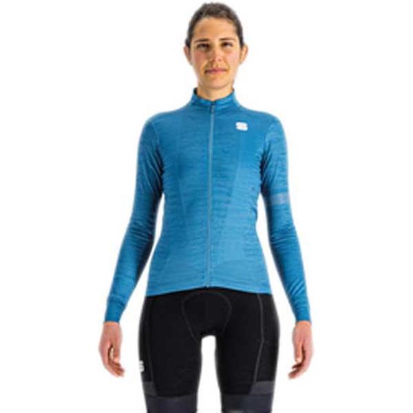 Sportful Supergiara Thermal Jersey Met Lange Mouwen Blauw M Vrouw