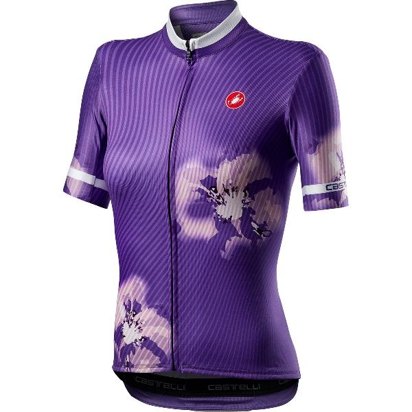 Castelli Fietsshirt korte mouwen Dames Paars - PRIMAVERA JERSEY PRISM VIOLET - M