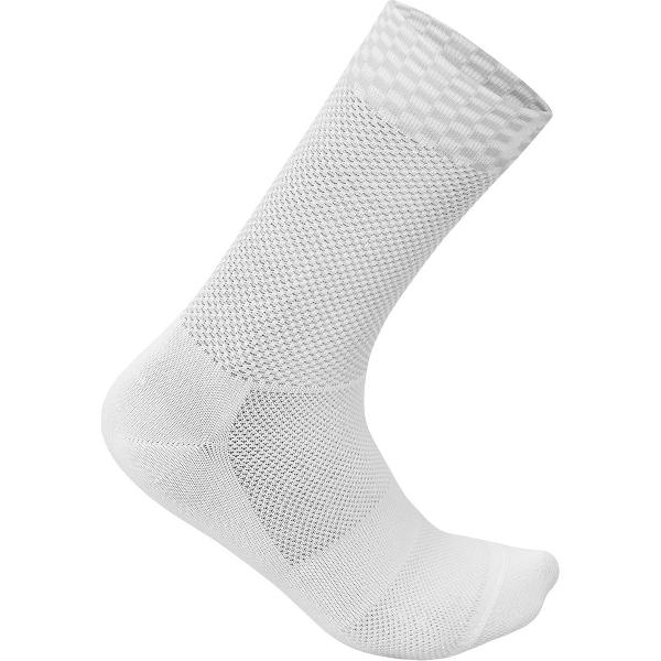 Sportful Fietssokken zomer voor Dames Wit - SF Checkmate W Socks-White - L/XL