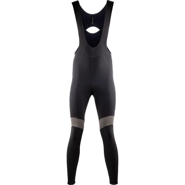 Nalini - Heren - Fietsbroek lang met Bretels - Winter Fietsbroek met Zeem - Thermo Wielrenbroek - Zwart - WARMREFLEXBIBTIGHT - M