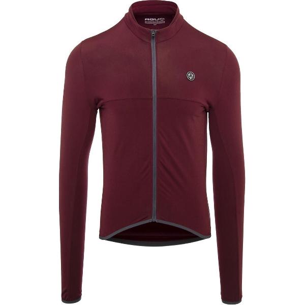 AGU Thermo Fietsshirt Lange Mouw Essential Heren - Rood - XL