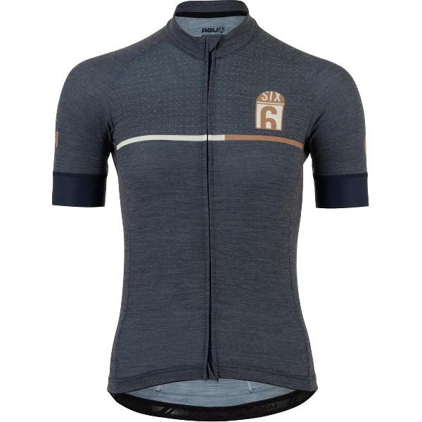 AGU Merino Fietsshirt SIX6 Dames - Blauw - S