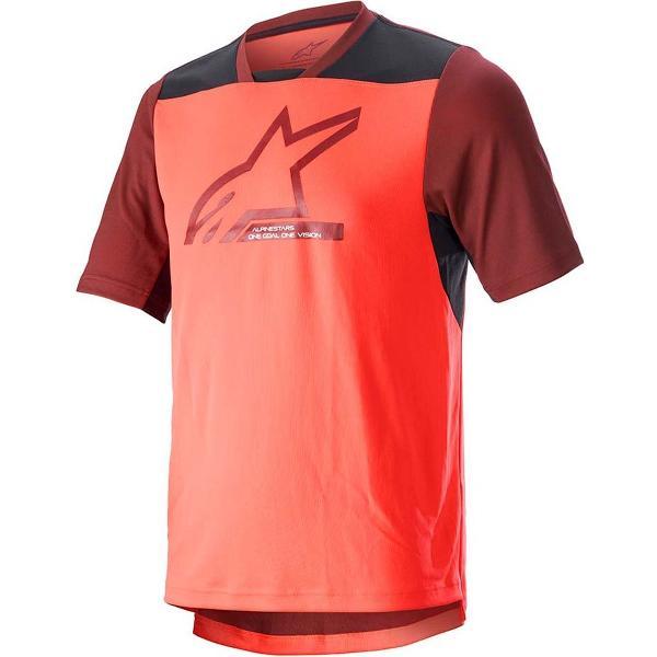 Alpinestars Bicycle Drop ,6 V2 Enduro-jersey Met Korte Mouwen Rood L Man