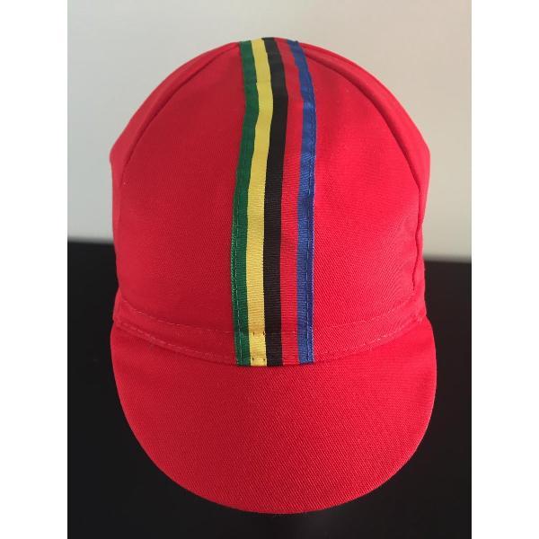 Worldchampion Red - wielerpet - fietspet - koerspet - cap