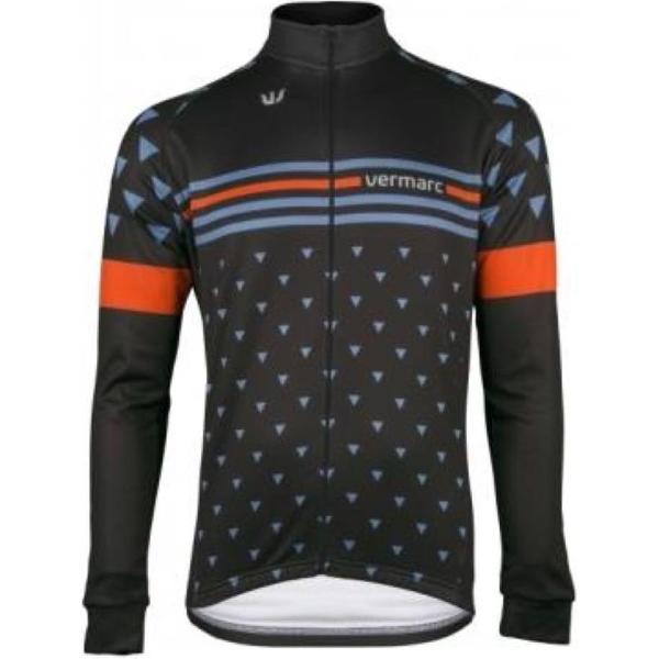 VERMARC Triangolo Jersey Lange Mouwen Black Maat S