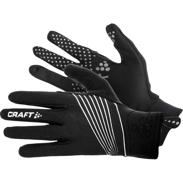 Craft Keep Warm Storm Fietshandschoenen (Zwart/Wit, M)